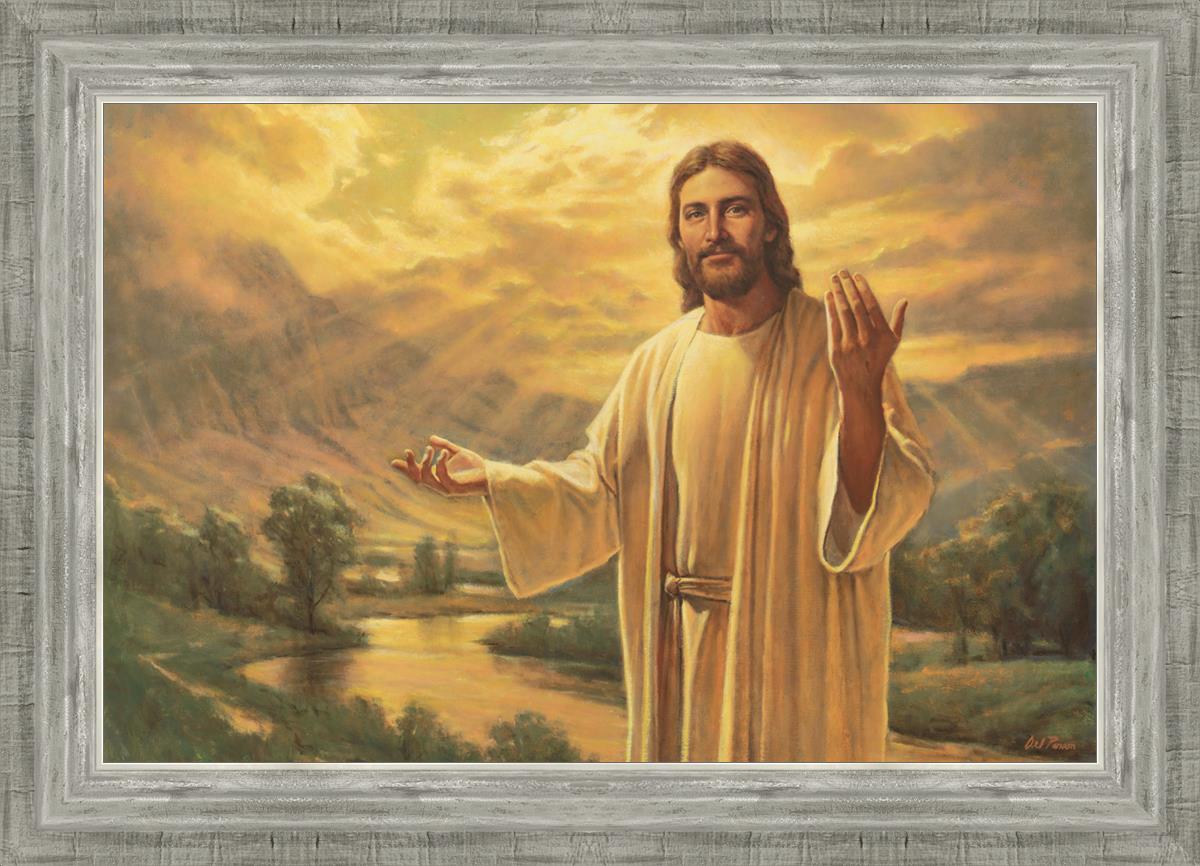 Come Follow Me By Del Parson - Inspirational Christian Wall Art for Home & Church Decor - Perfect for Living Rooms, Bedrooms & Sunday School Classrooms
