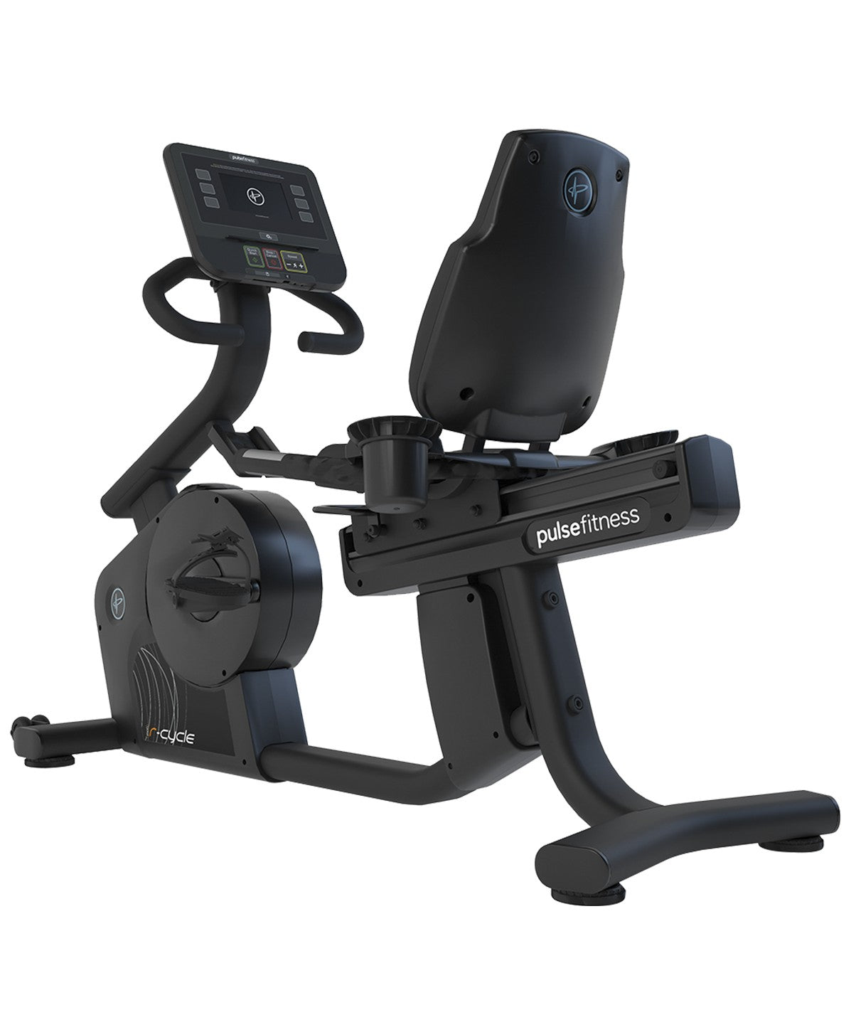 R Cycle Series Classic Recumbent Exercise Bike with 7 Tactile Key Console - Home Gym Equipment for Low-Impact Cardio Workouts & Physical Therapy