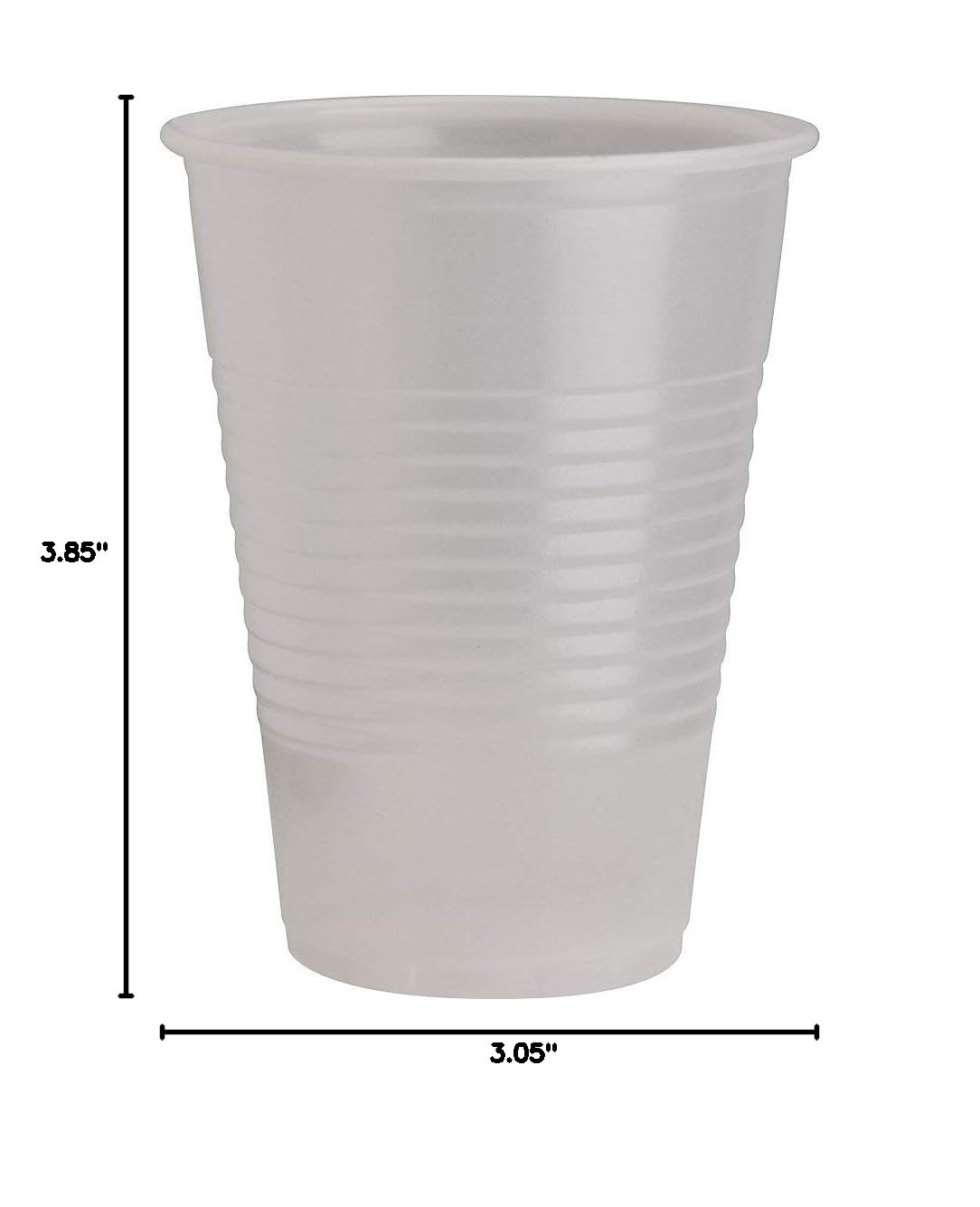 Genuine Joe 9oz Clear Plastic Cups - Bulk Pack of 2400 Disposable Drink Cups for Parties, Events & Catering | BPA-Free Translucent Beverage Glasses for Soda, Juice & Cocktails