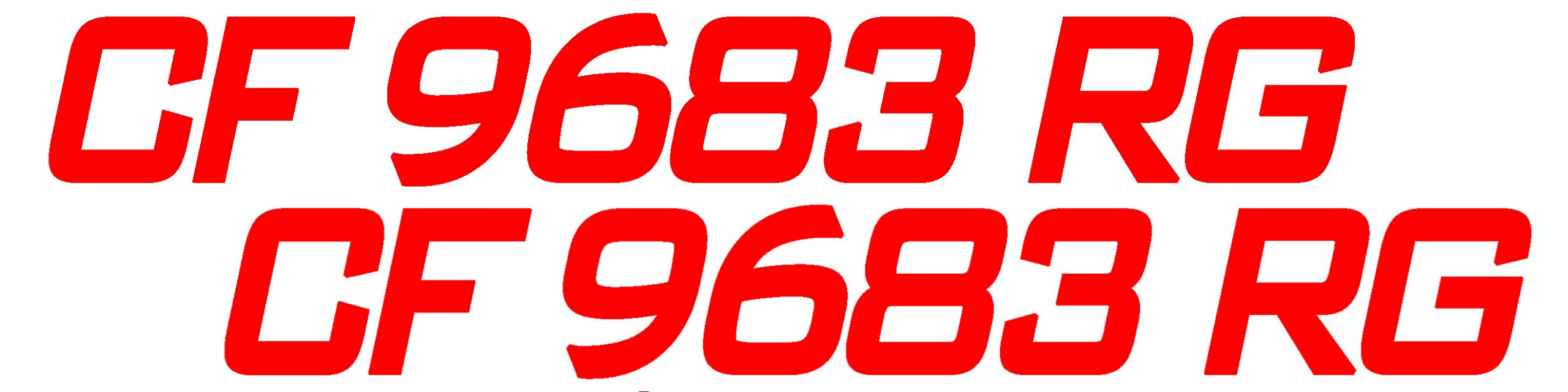 Custom Boat or PWC Registration Hull ID Decal Sticker Set of 2 - Durable Vinyl Waterproof Labels for Marine & Watercraft Identification (Perfect for Boating, Jet Ski & Water Sports)