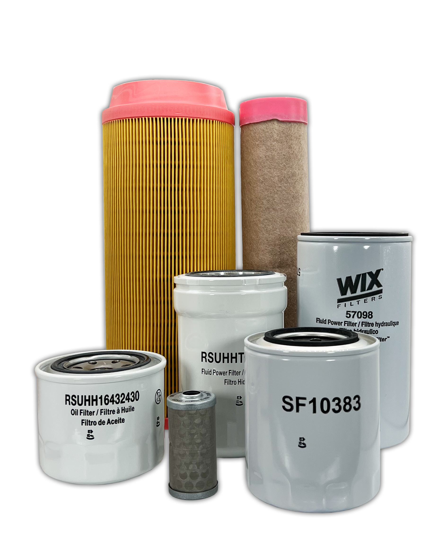 Kubota L6060HSTC Tractor Maintenance Filter Kit - HERO® OEM Replacement Air, Oil & Fuel Filters for Kubota Tractors - Perfect for Routine Maintenance & Engine Protection