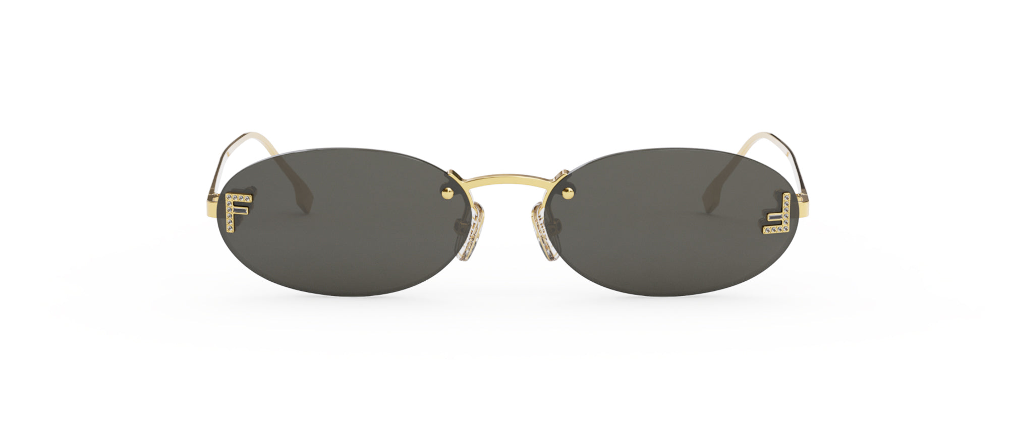 Fendi First Crystal FE4075US Sunglasses - Luxury Designer Shades for Women, UV Protection & Fashion Statement | Perfect for Outdoor Activities, Travel & Everyday Wear