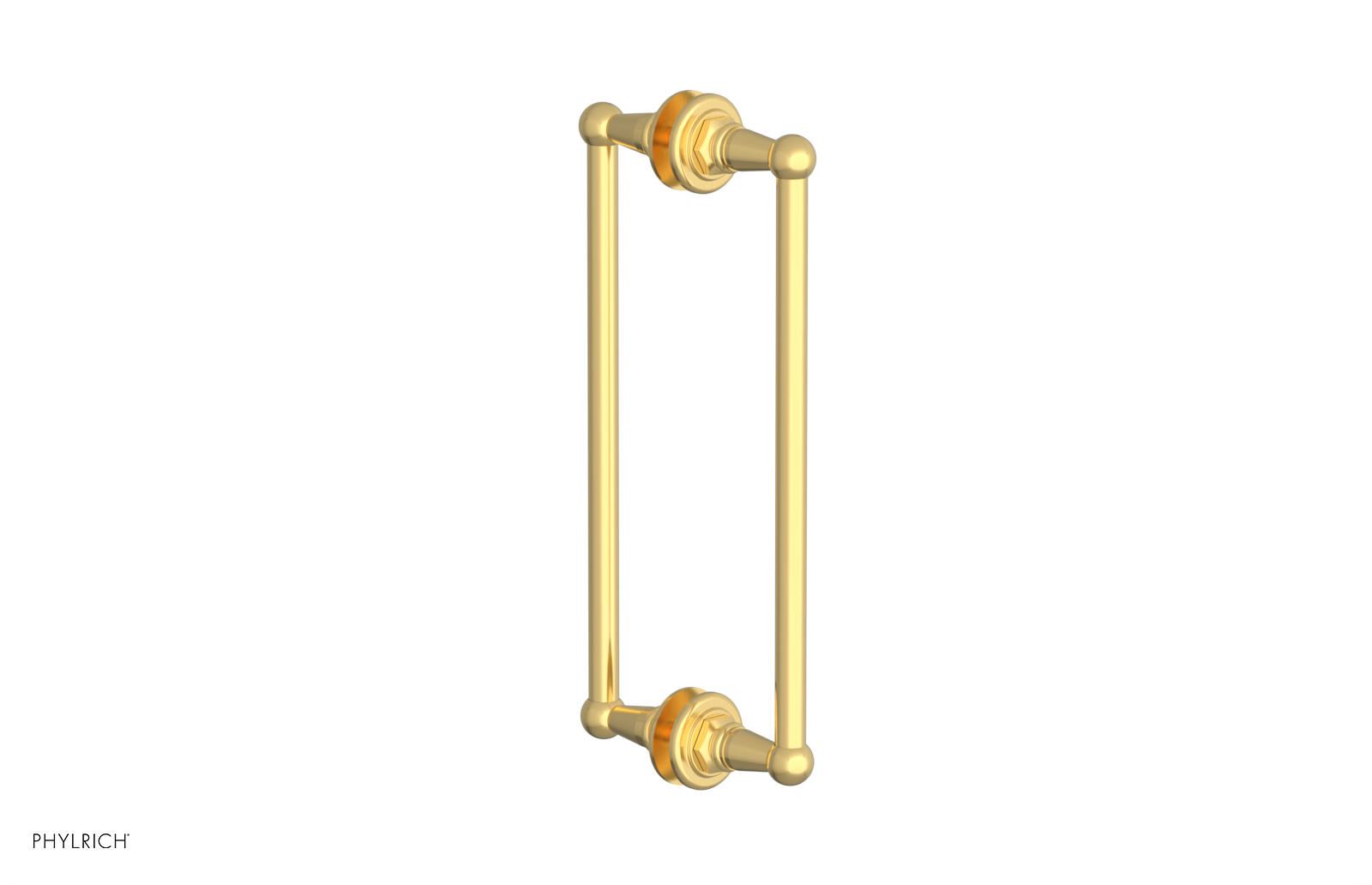 Jamestown 12 Double Sided Shower Pull 165 93 12 - Durable Bathroom Hardware for Shower Doors & Glass Partitions