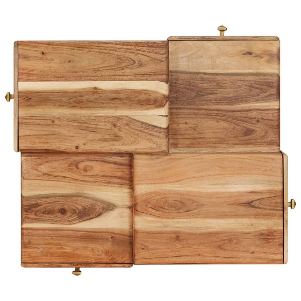 Solid Acacia Wood Coffee Table 27.5