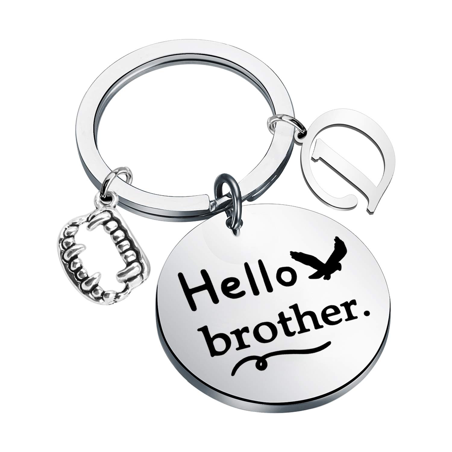 CHOORO Hello Brother Keychain - Unique Vampire Fan Gift for Keyrings, Bags & Cosplay Accessories - Perfect for Anime Lovers & Gothic Fashion
