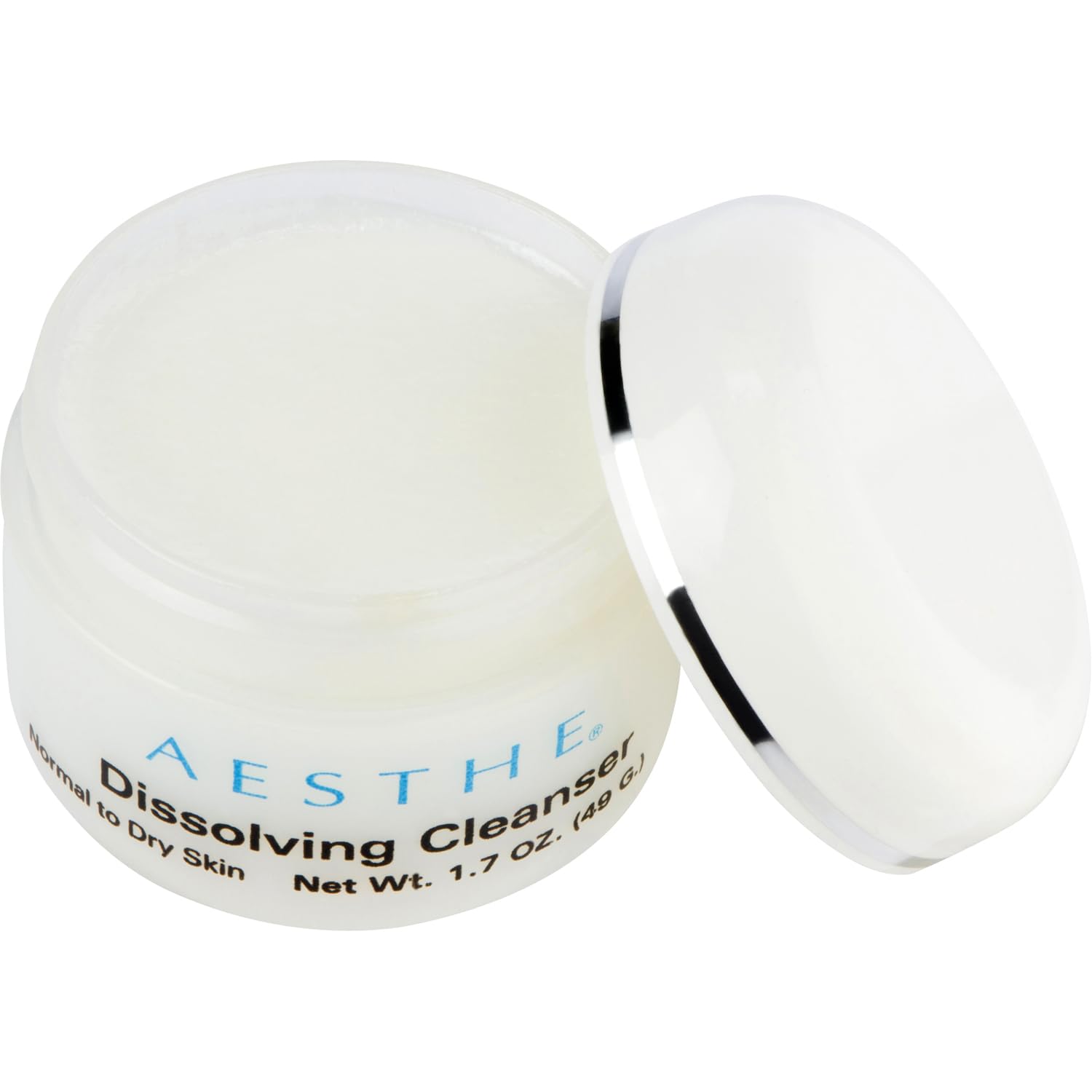 Aesthe Dissolving Cleanser - Hydrating Makeup Remover & Gentle Face Wash for Normal to Dry Skin - Enriched with Natural Fruit Extracts, Seed Oils & Botanicals - 1.7 oz Luxury Skincare - Perfect for Nighttime Routine & Travel-Friendly Skincare