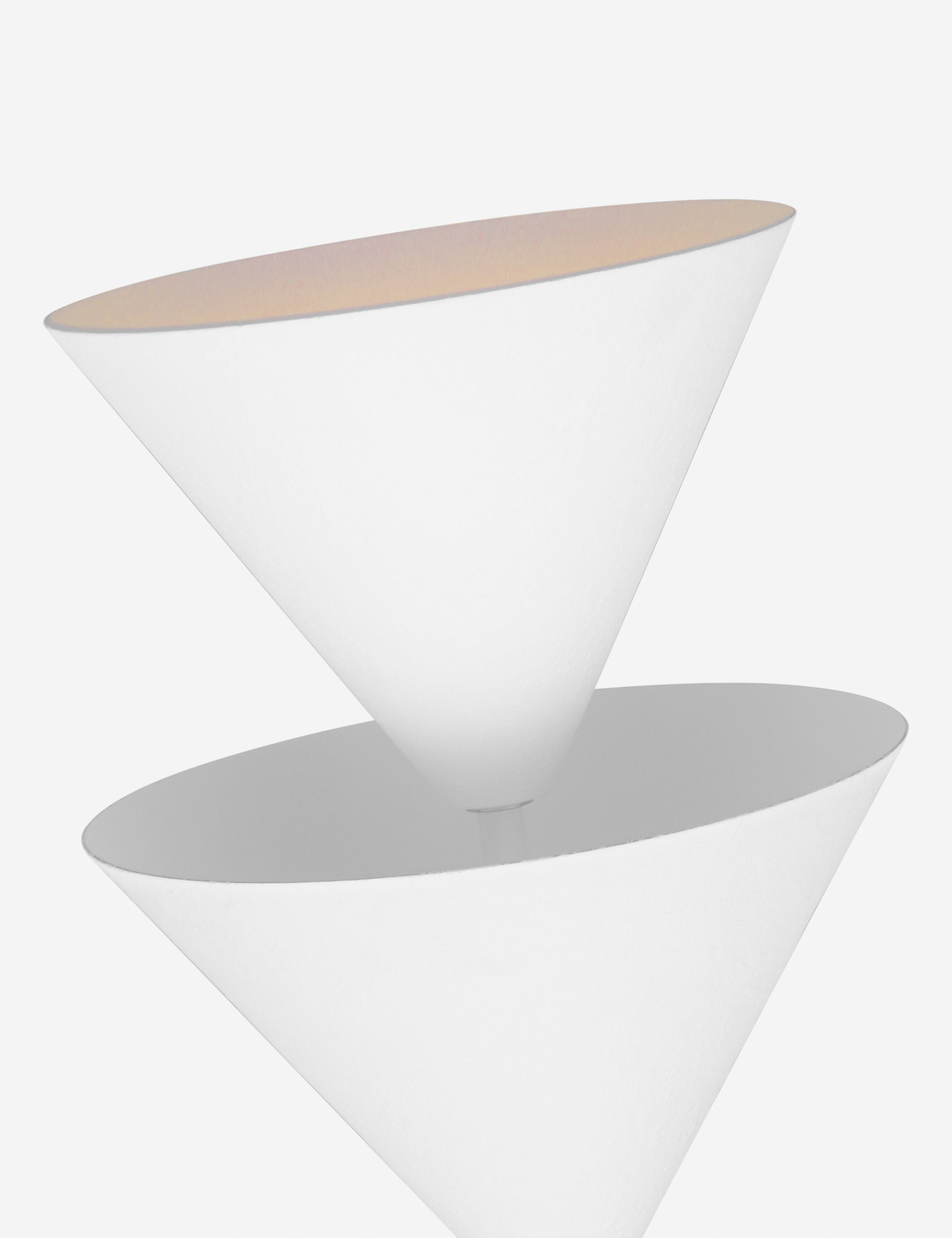 Cornet Floor Lamp by Christiane Lemieux - Modern LED Standing Light for Living Room, Bedroom & Office - Adjustable Brightness & Warm White Light