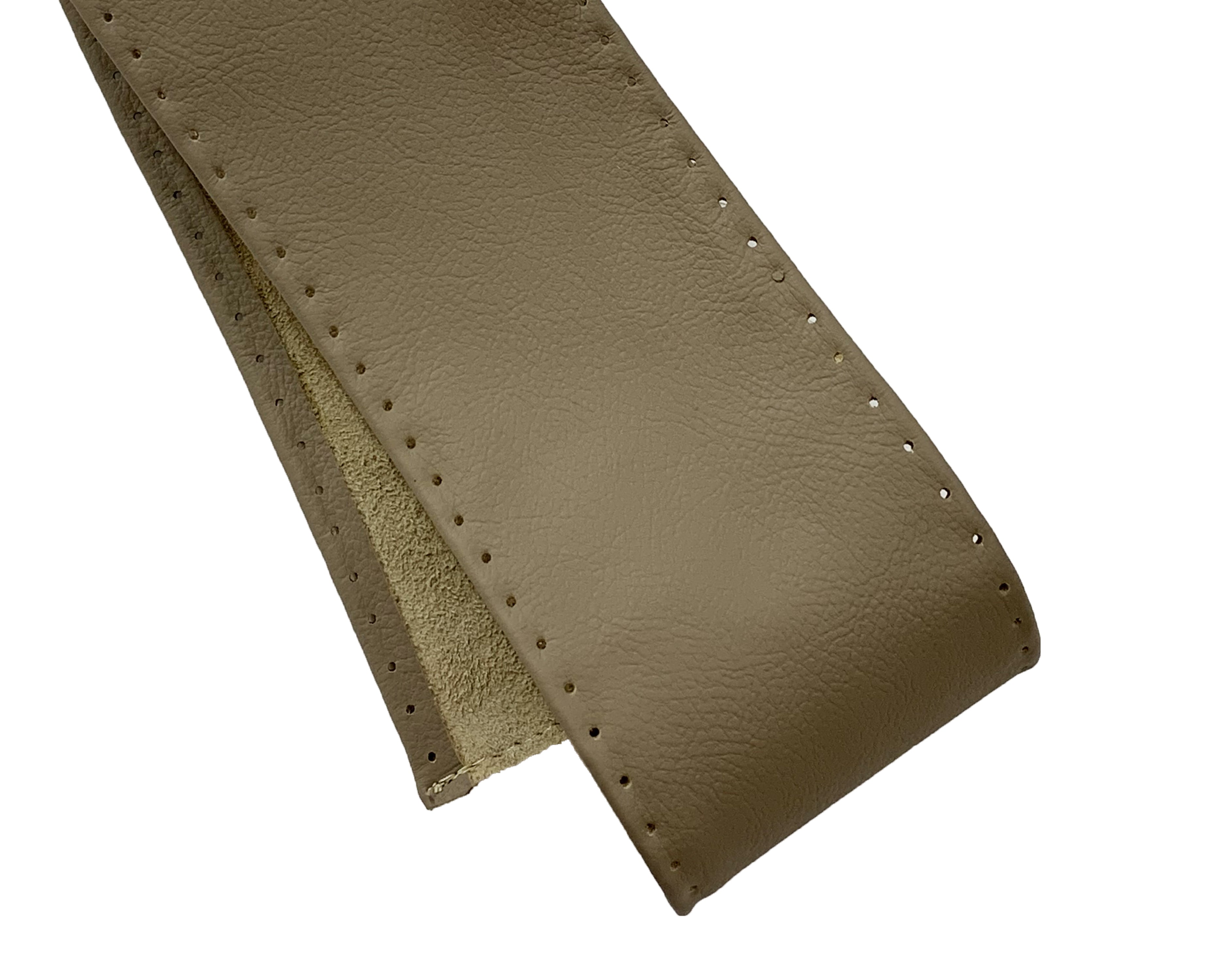 1997-1999 Ford F150 Lariat XLT Steering Wheel Cover - Prairie Tan Genuine Leather with Lacing Thread & Needle Kit | Perfect for Restoration & Customization Projects