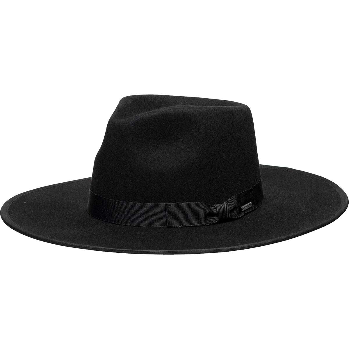 Brixton Men's Fedora Hat - Classic Wool Felt Fedora for Men - Stylish Wide Brim Hat for Outdoor, Casual & Formal Occasions