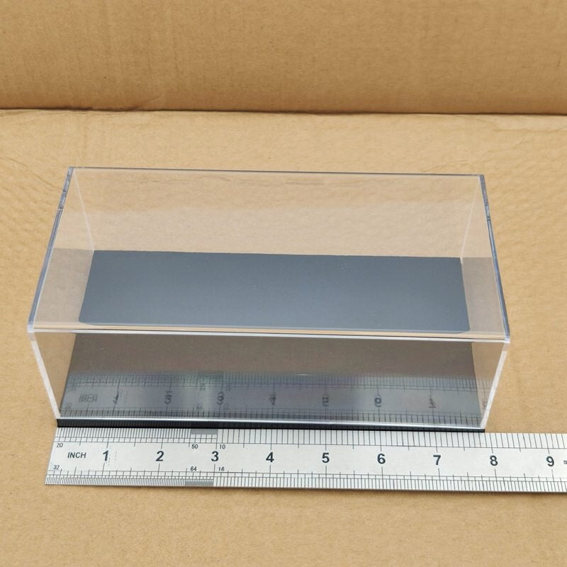 Acrylic Motorcycle Model Display Case - 20cm Transparent Dustproof Storage Box for Toy Cars & Collectibles | Perfect for Home Decor, Office Display, and Gift Giving