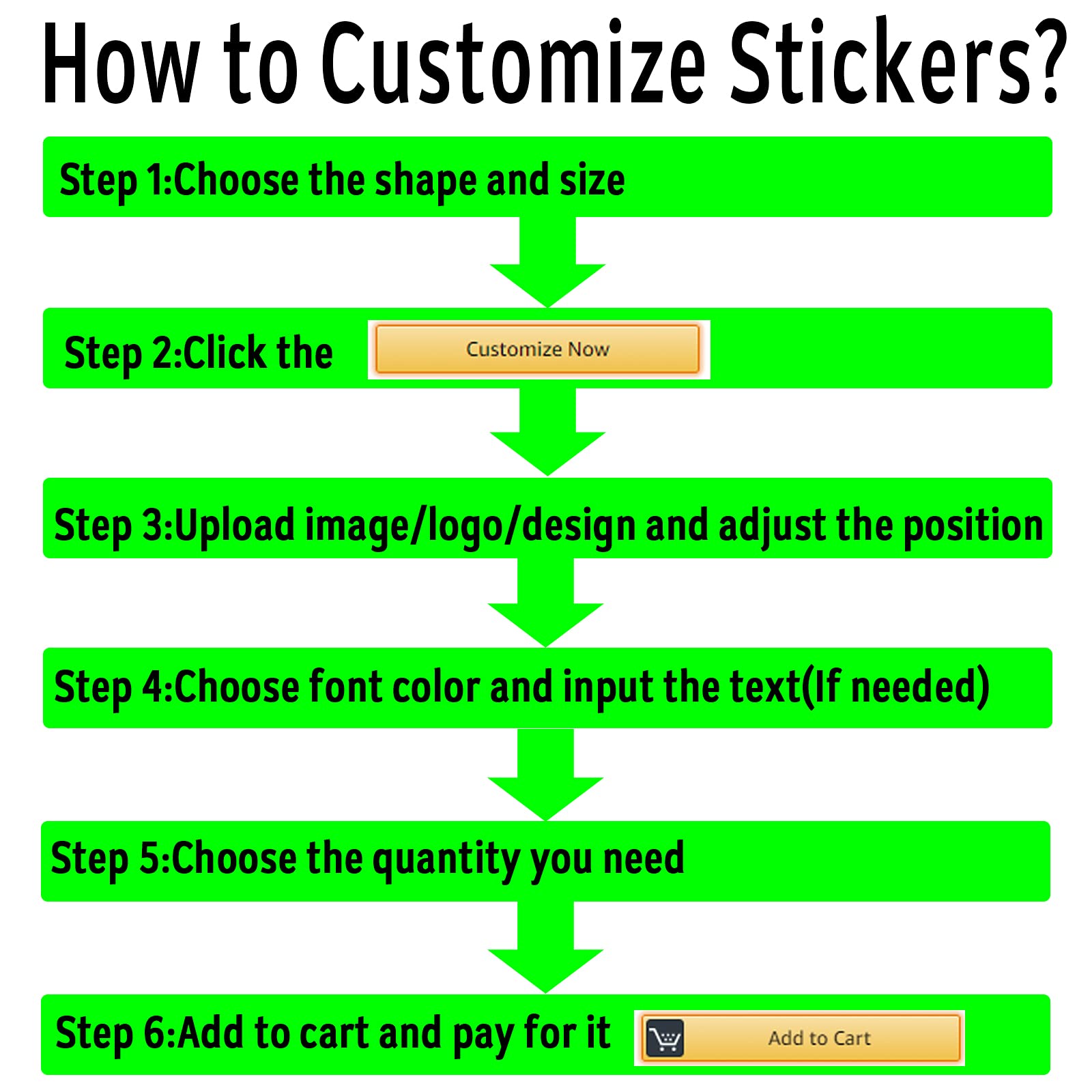Custom Stickers Personalized - 5x5 Inch PVC, Transparent & Kraft Paper Labels with Holographic Options (50-300pcs) for Business Branding, DIY Crafts & Product Packaging