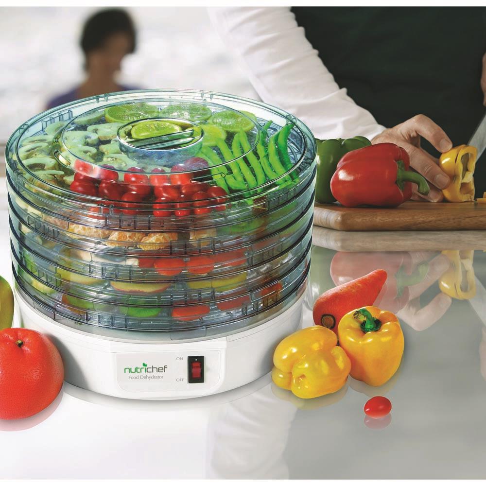 Premium Countertop Food Dehydrator Machine for Fruits, Vegetables & Jerky - Electric Food Dryer for Healthy Snacks, Camping & Meal Prep