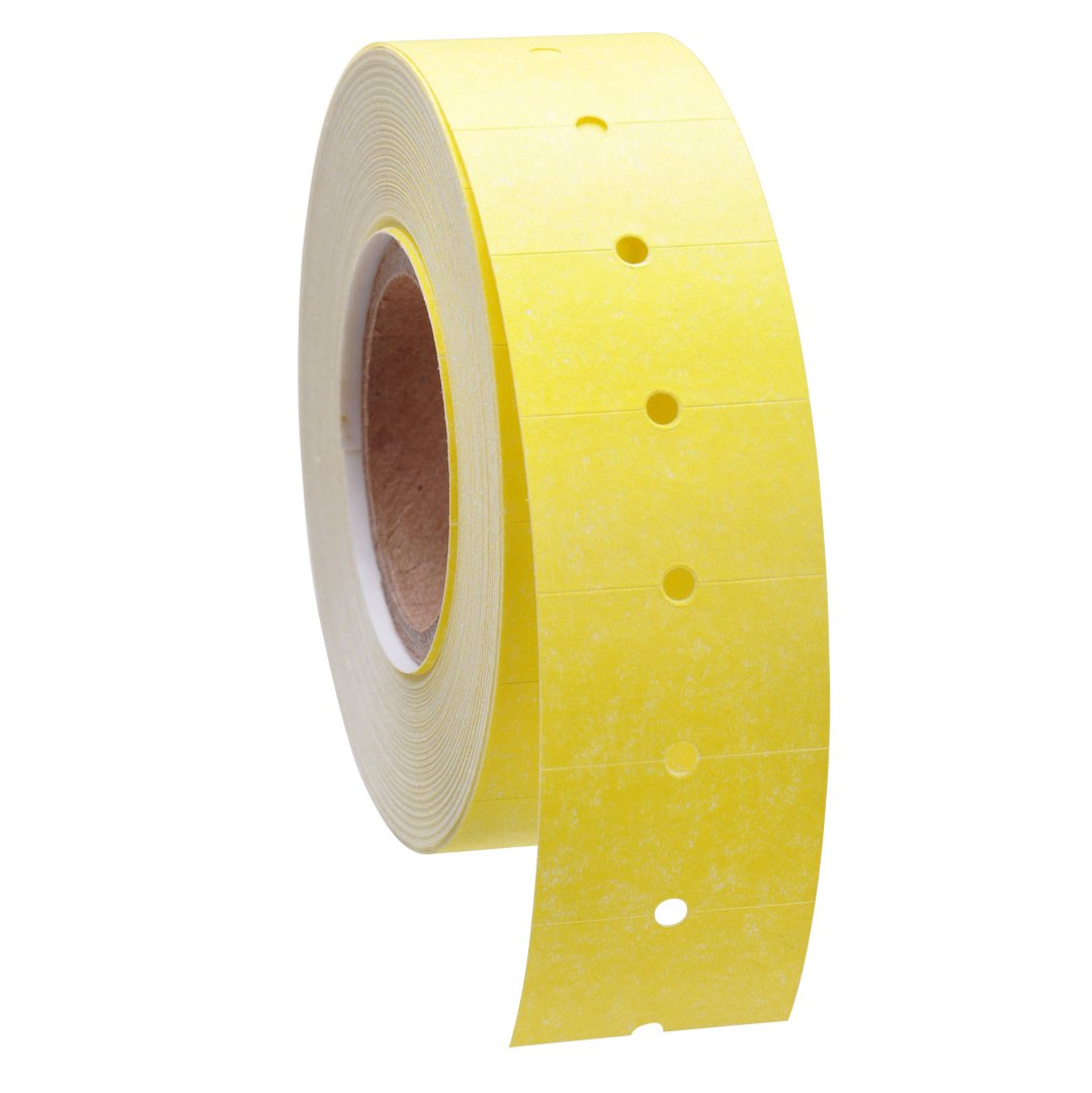 No Tamper Proof Yellow Labels 16 Pack for Avery Dennison/Sato M1 Price Guns - Office & Retail Use