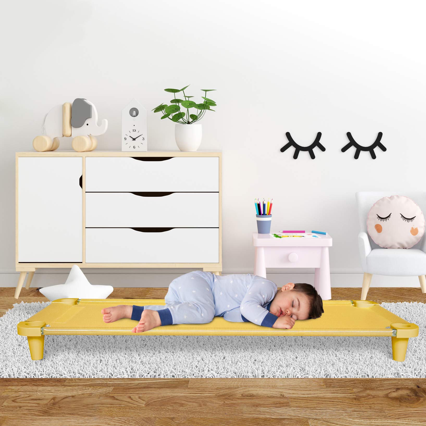 Acrimet Portable Toddler Bed for Kids - Stackable 52
