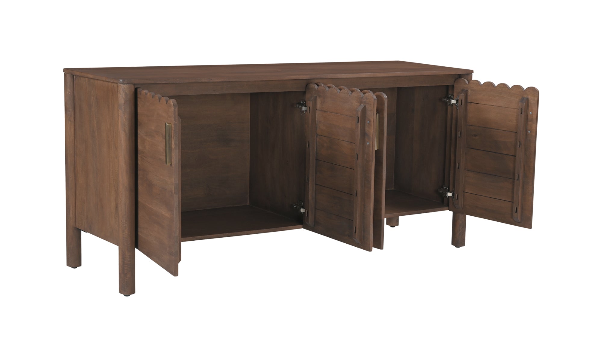 Wiley Sideboard 1 - Modern Wooden Buffet Cabinet with 2 Doors & 4 Drawers - Perfect for Dining Room Storage & Living Room Organization