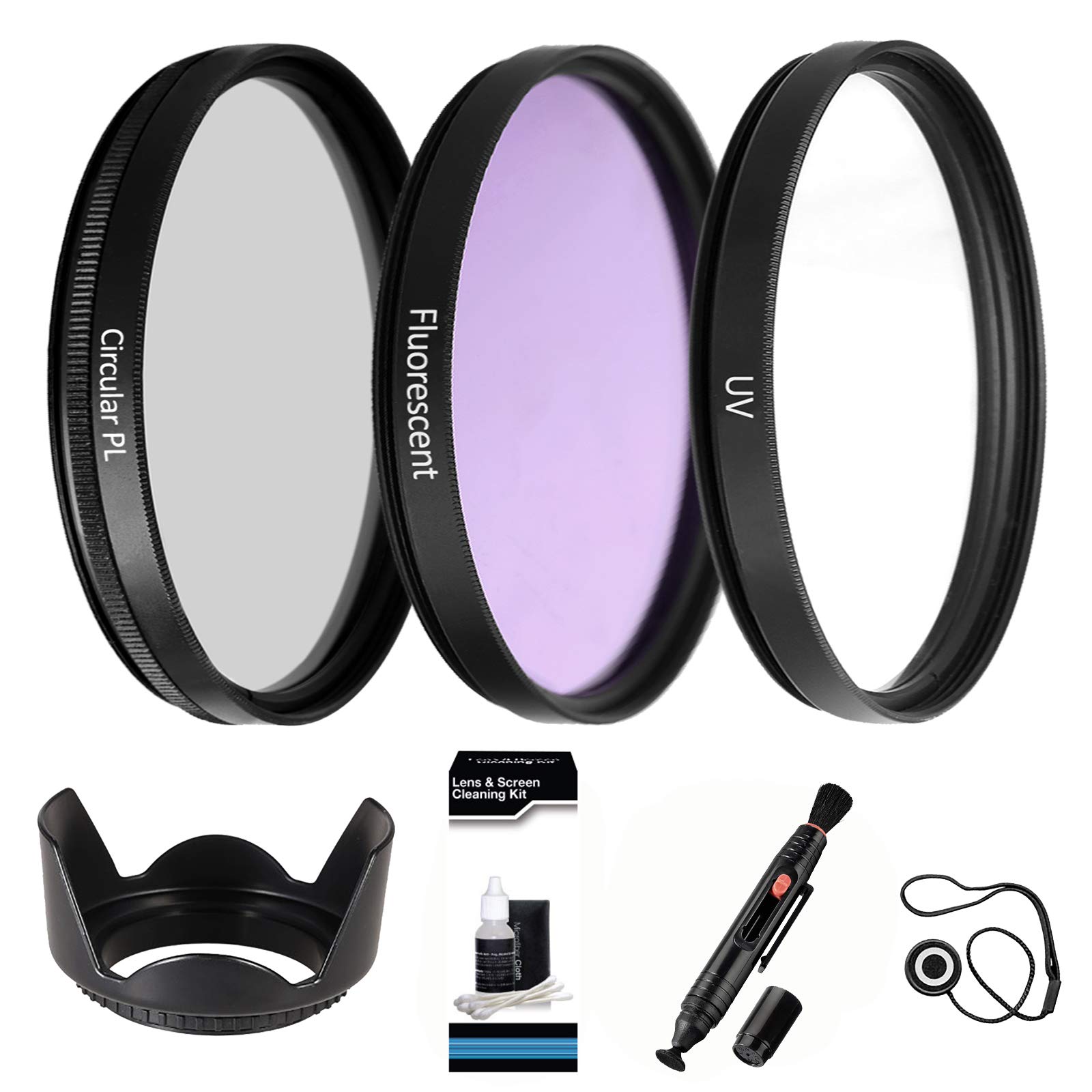 UltraPro 40.5mm Professional Camera Filter Kit for Samsung NX 20-50mm f/3.5-5.6 ED II Lens - Multi-Coated UV, CPL, FLD Filters with Tulip Lens Hood - Perfect for Travel Photography, Landscape Shots & Outdoor Adventures