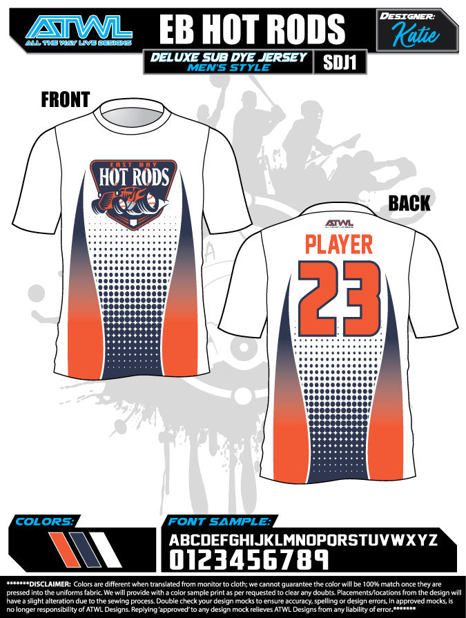East Bay Fall League Men's Sublimated Basketball Jerseys - Custom Team Uniforms for Basketball Tournaments & Streetwear Fashion