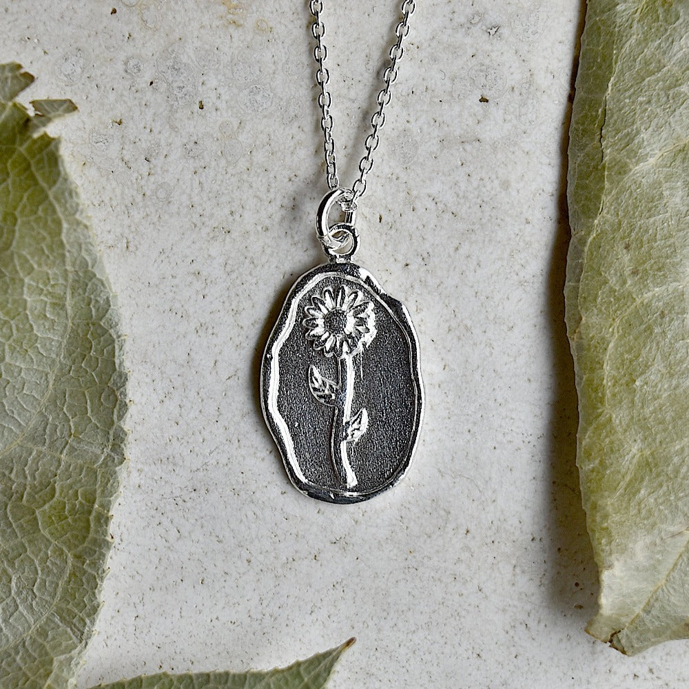 Flower of the Month Charm Necklace - Birth Month Floral Pendant Jewelry for Women - Perfect Gift for Birthday, Anniversary & Special Occasions