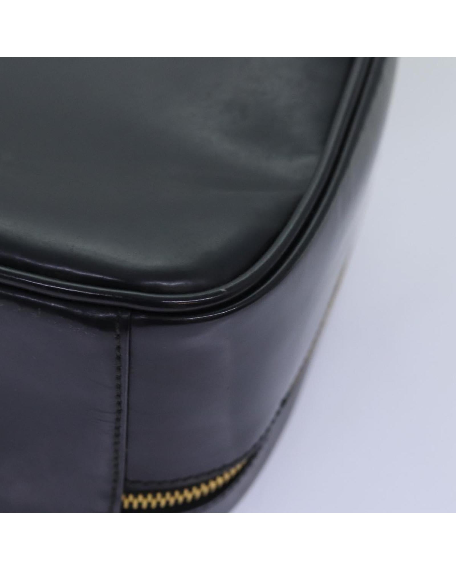 Stylish Black Patent Leather Crossbody Bag with Adjustable Shoulder Strap - Perfect for Work, Travel & Evening Events