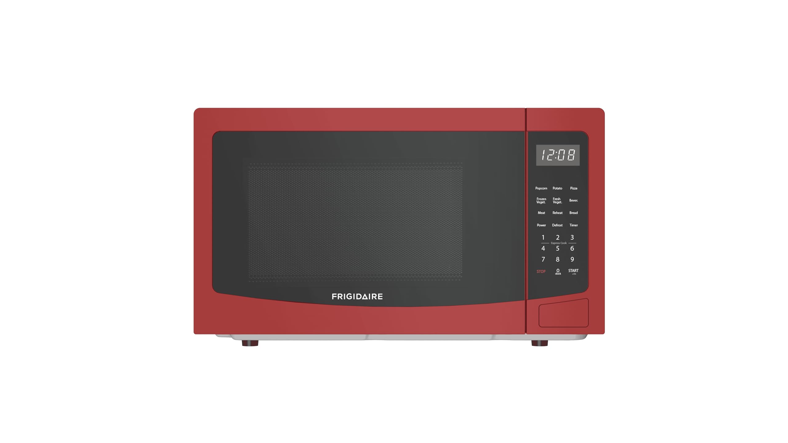 FRIGIDAIRE RMW1132-RED 1.1 cu ft 1000W Compact Microwave Oven in Red - Perfect for Dorms, Small Kitchens & Office Break Rooms