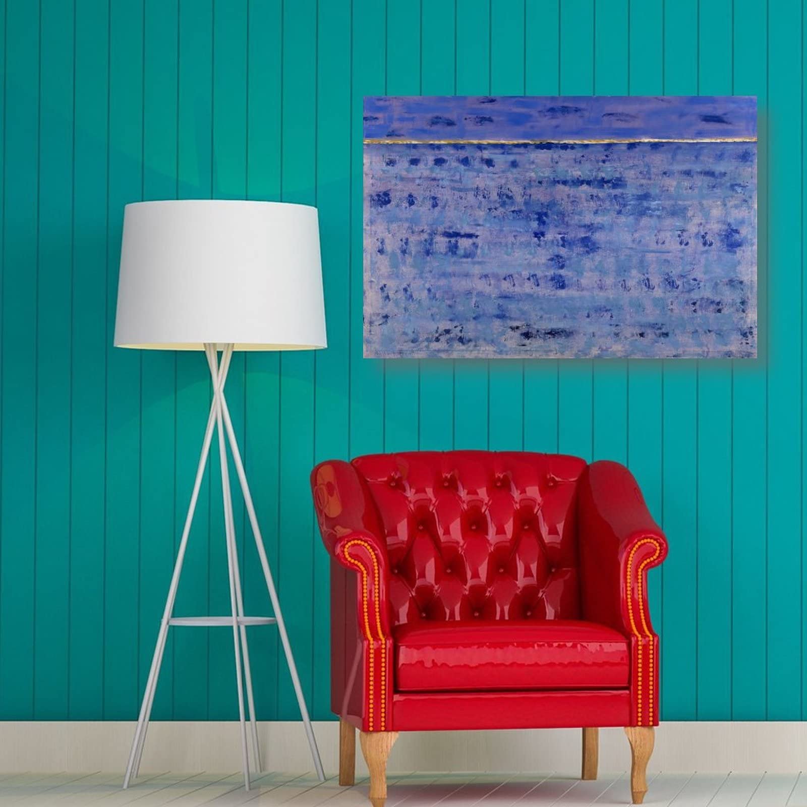 Milton Avery Night Harbor Abstract Oil Painting - Large Canvas Print Wall Art for Home, Office, Classroom & Coffee Shop Decor | Famous Art Reproduction