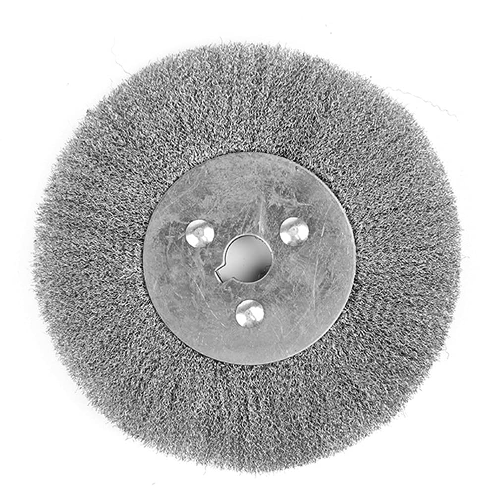 150mm Steel Wire Wheel Brush - Heavy Duty Abrasive Tool Kit for Bench Grinder | Stainless Steel Wire Wheel DUO ER | Perfect for Metal Cleaning, Rust Removal & Surface Preparation