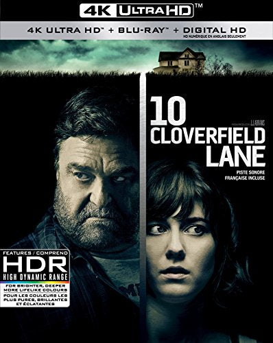 10 Cloverfield Lane Blu-ray Movie - Thriller Film with John Goodman - Perfect for Movie Nights & Home Theater Collections