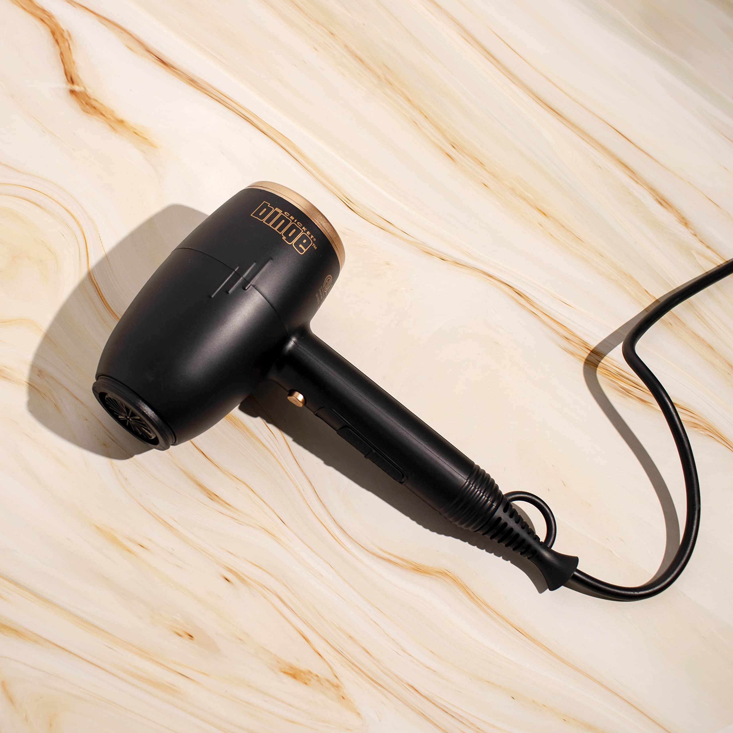 Professional Salon Hair Dryer with Diffuser - 1875W High Power, Fast Drying, Lightweight, Heat & Shine Technology for Smooth & Frizz-Free Hair | Perfect for Home & Salon Use, Travel-Friendly Black Hair Dryer