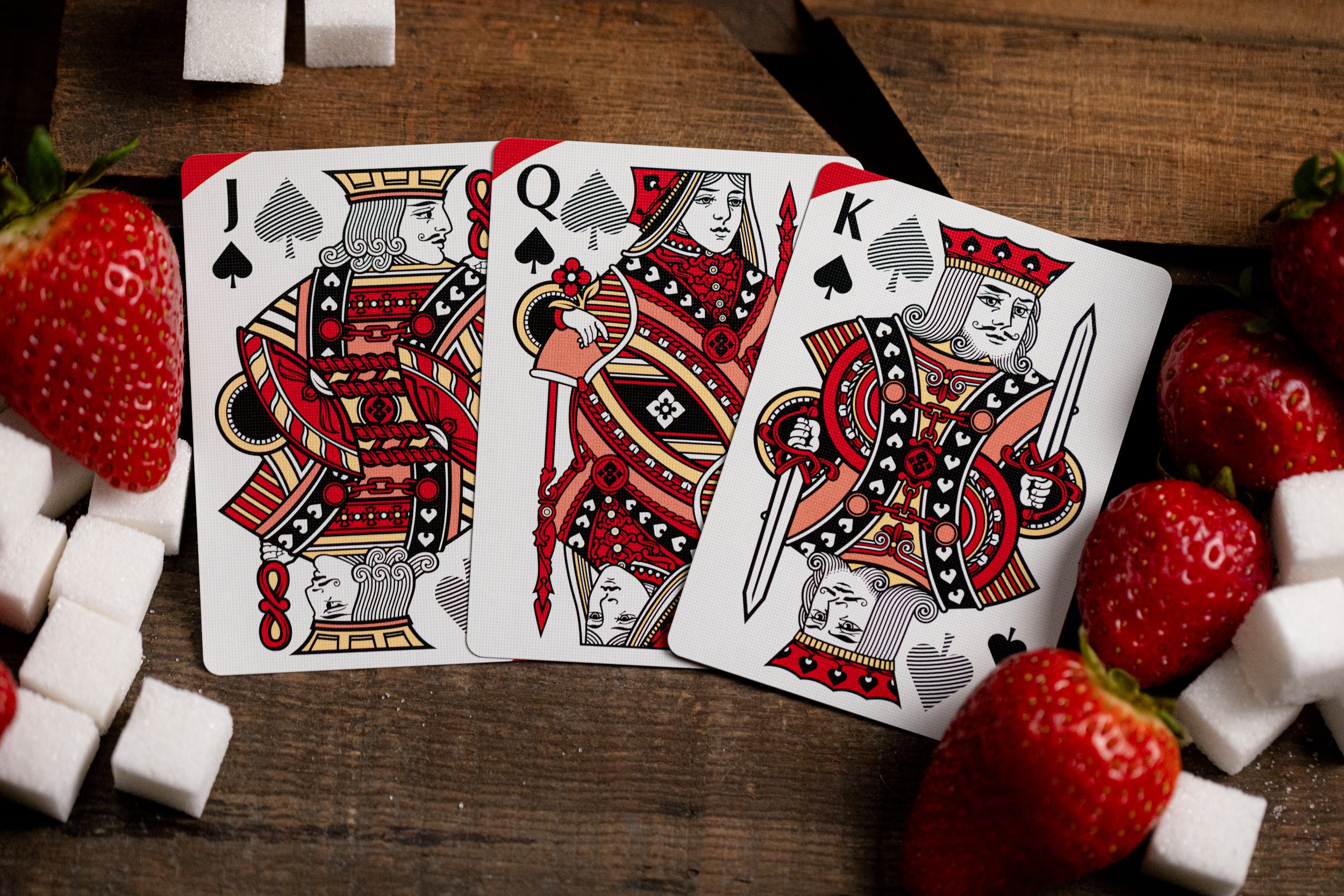 Premium Strawberry Pi Luxury Playing Cards - Elegant Deck for Poker, Magic Tricks & Collectors - Perfect for Game Nights, Gifts & Cardistry