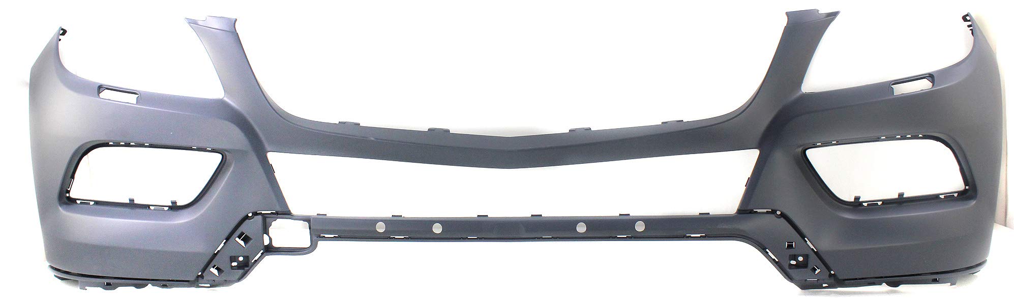 Evan-Fischer Primed Front Bumper Cover for 2012-2014 Mercedes Benz ML350 ML550 with Headlight Washer Holes | Replacement Auto Body Part for Off-Road Protection & Style Upgrade