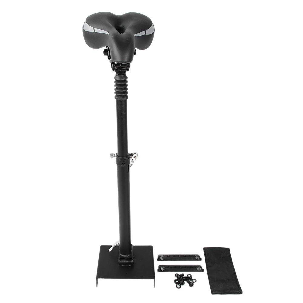 Adjustable No-Drill Electric Scooter Seat for Ninebot KickScooter ES1 ES2 ES3 ES4 - Comfortable Commuting & Urban Riding Accessory for Adults