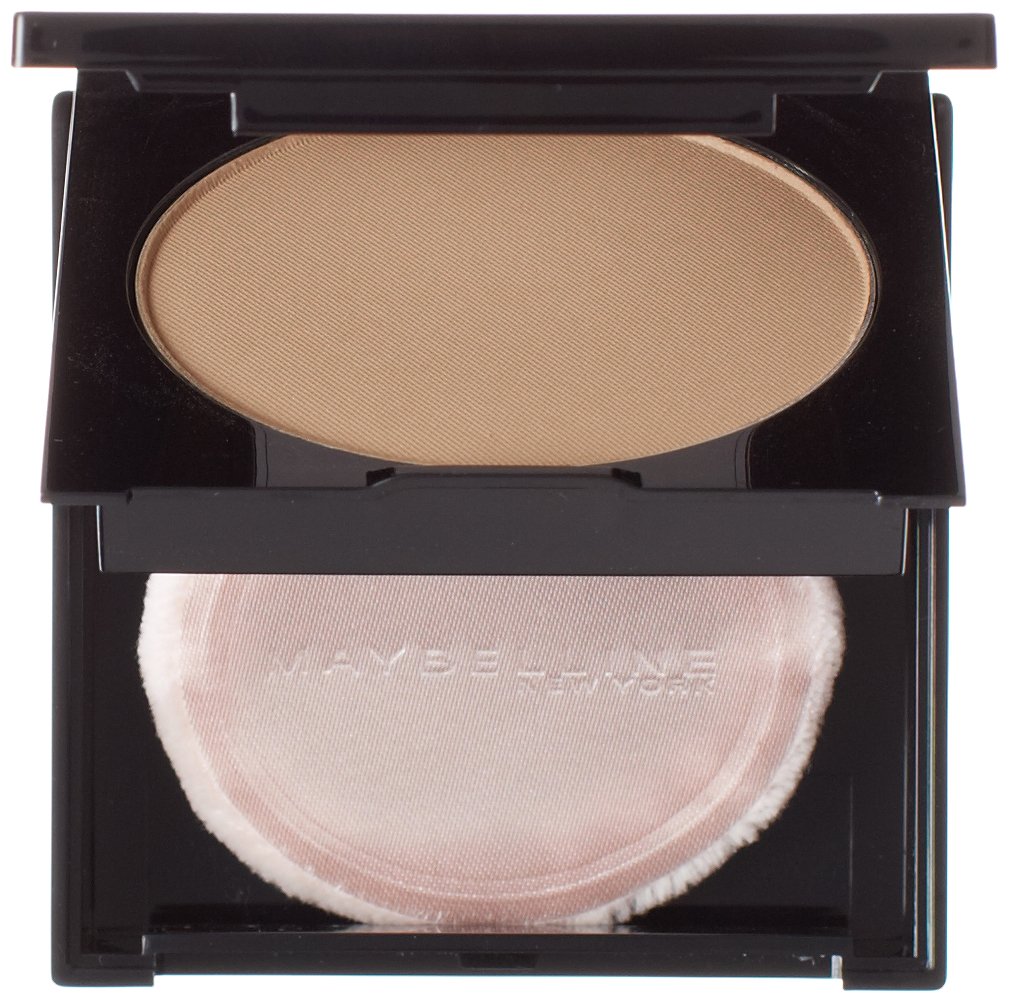 Maybelline New York Fit Me! Matte + Poreless Powder - 210 Sandy Beige, 0.3 oz - Oil-Free Face Makeup for Oily Skin & Shine Control - Perfect for Everyday Wear & Touch-Ups