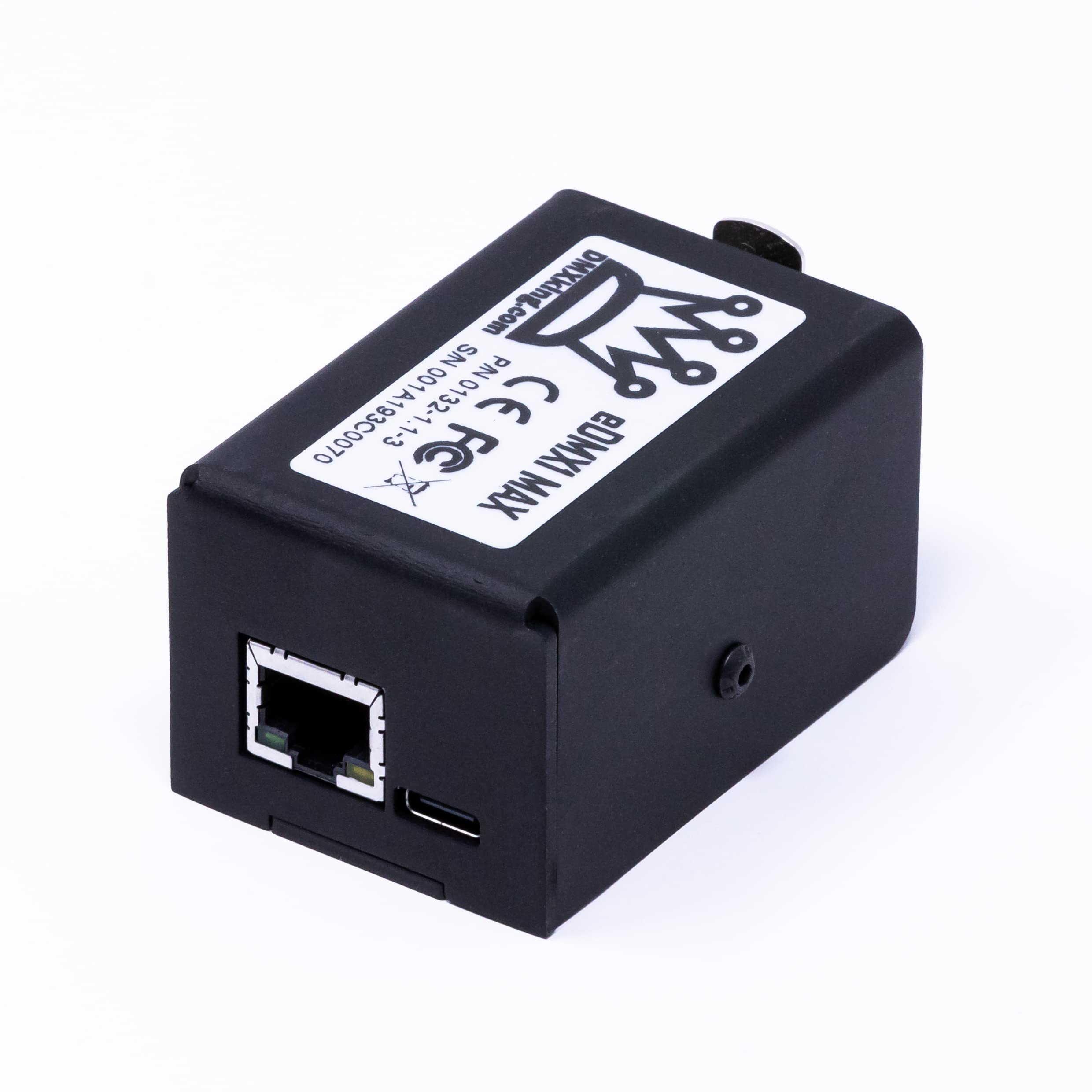 eDMX1 MAX – Ethernet to DMX512 Adapter (3-Pin) for ArtNet & sACN Protocol – Perfect for Stage Lighting, DJ Shows, and Architectural Lighting Control