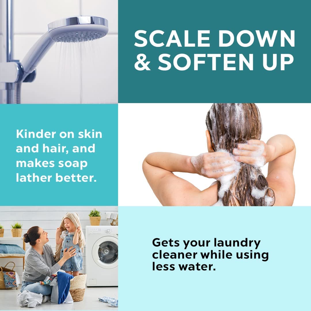 Salt-Free Water Softener Alternative for Gas Heaters | City Water Treatment System | Soft Water Solution for Hair & Skin Care (WK1) | Perfect for Homes, Apartments & RVs