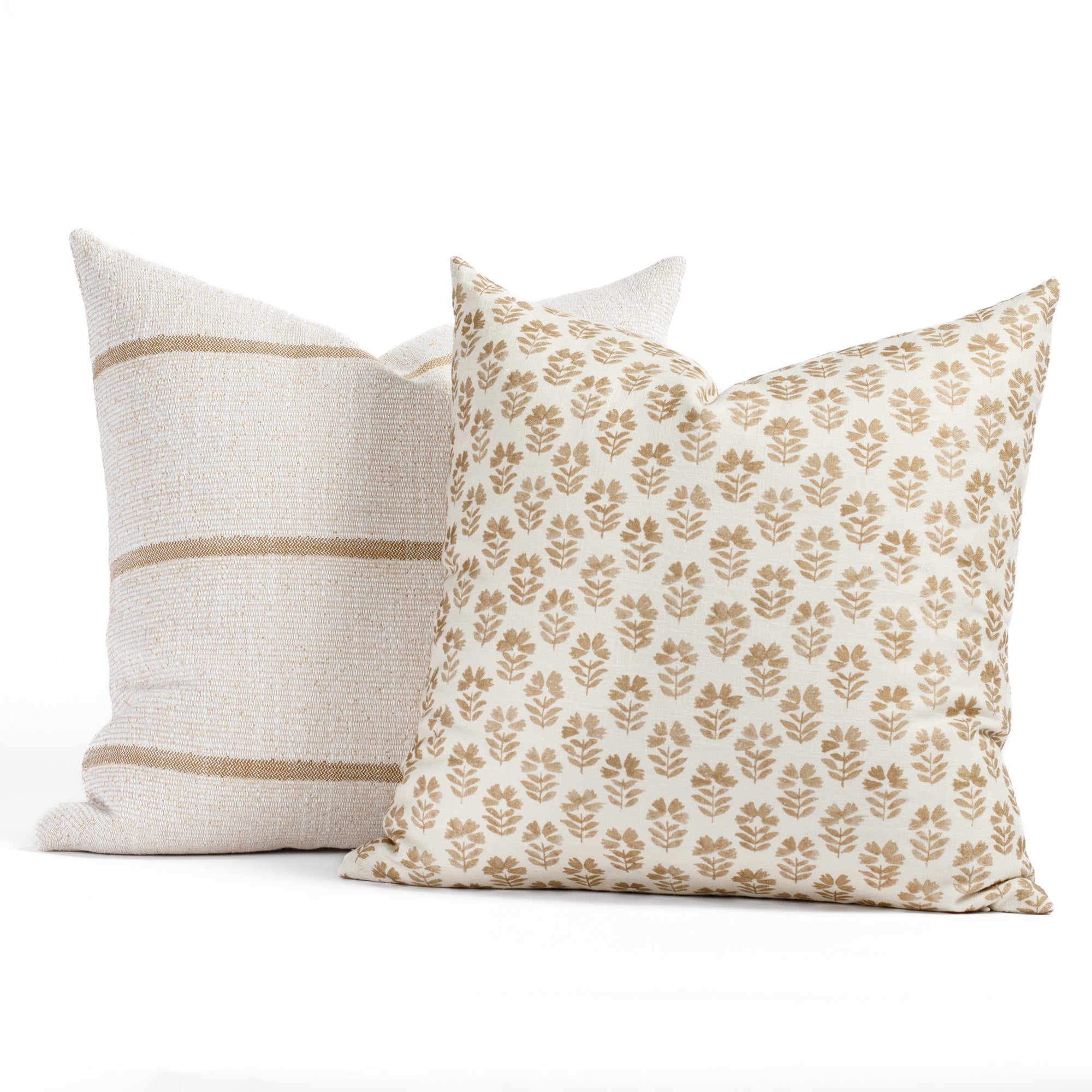 Carmel 20x20 Inch Decorative Throw Pillow Cover - Soft Linen Square Cushion Case in Umber Brown - Perfect for Sofa, Bedroom, and Living Room Decor