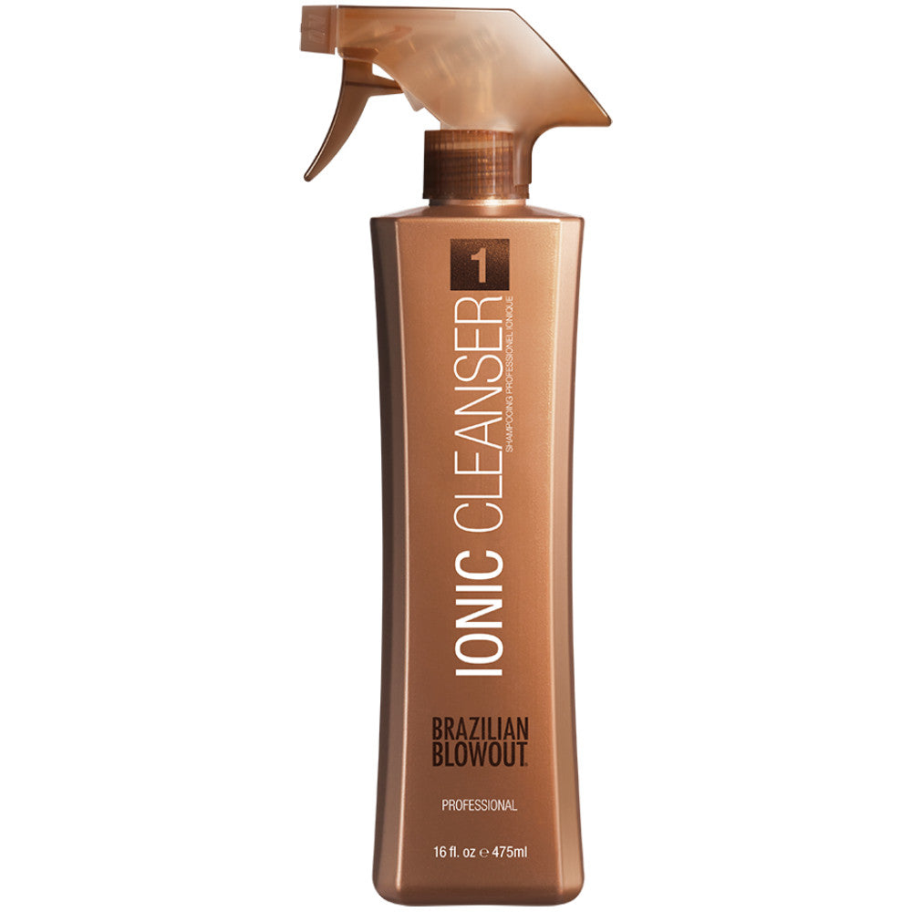 Brazilian Blowout Ionic Cleanser 16 oz - Sulfate-Free Hair Treatment for Smooth & Shiny Hair - Perfect for Salon & Home Use After Keratin Treatments