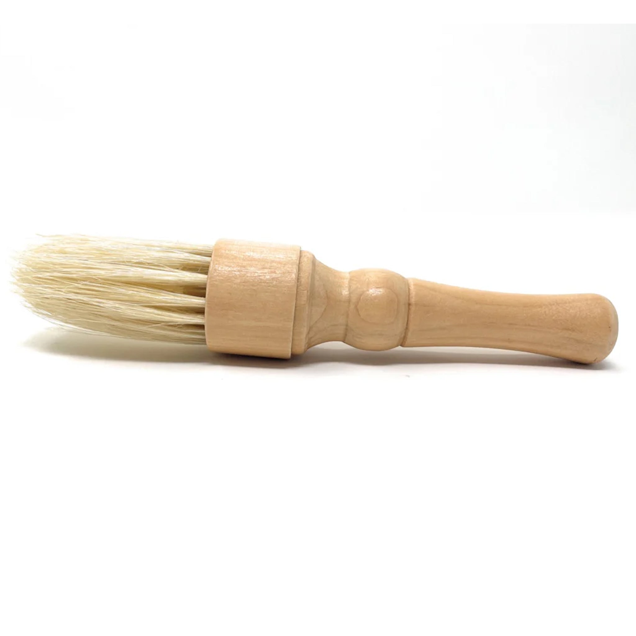 Scalpmaster 7 Inch Professional Barber Brush Neck Duster with Natural Bristles - Wooden Handle Haircut Brush for Barbershops & Home Grooming - Perfect for Haircut Cleanup & Styling