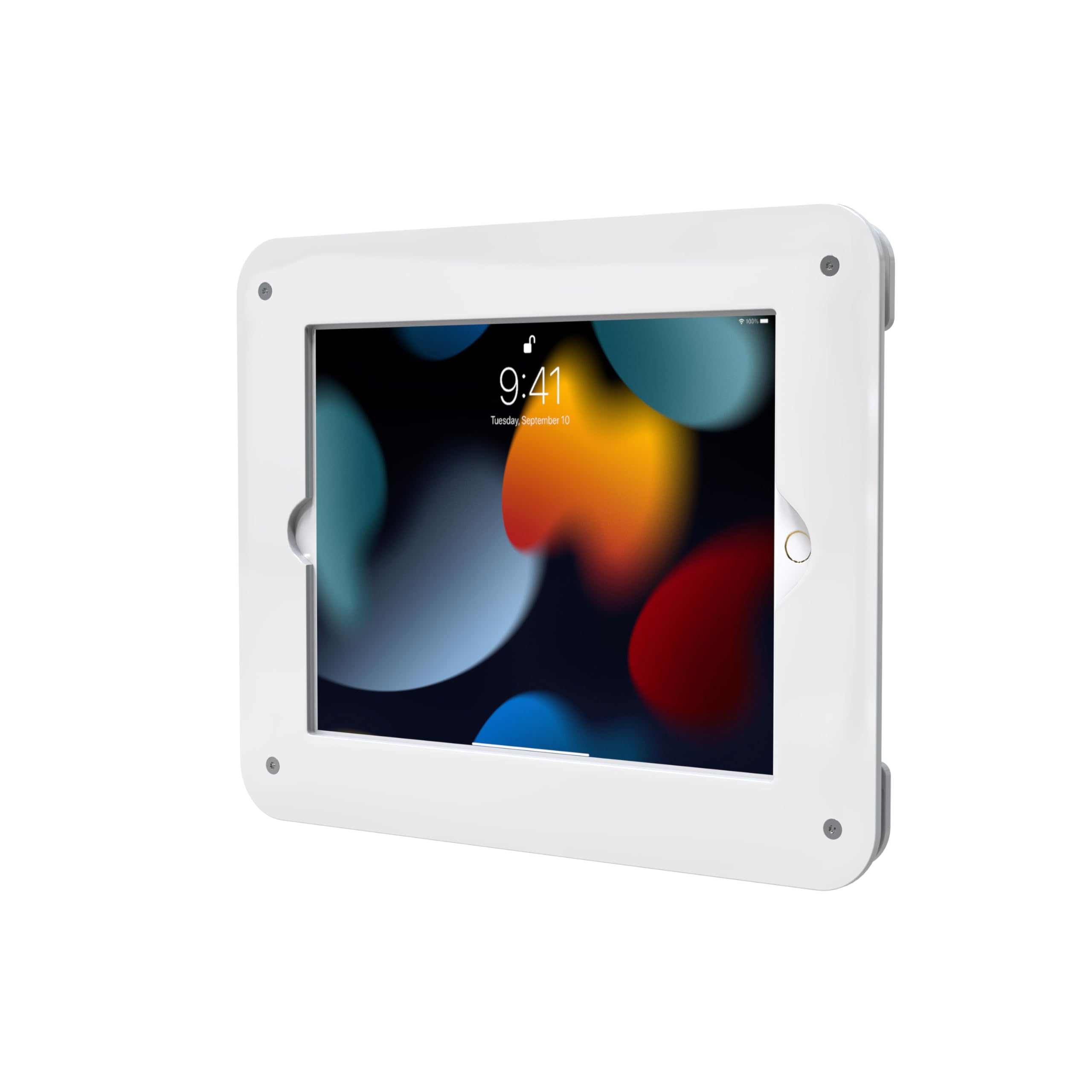 Secure Acrylic iPad Wall Mount Bracket - Anti-Theft Enclosure for iPad 10.2