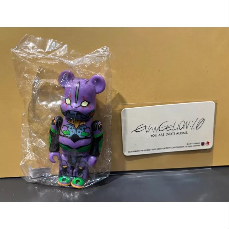 Bearbrick Series 15 SF Evangelion:1.0 100% Collectible Figure - Anime Model Toy for Display & Gifts - Perfect for Anime Fans, Home Decor, and Office Collection