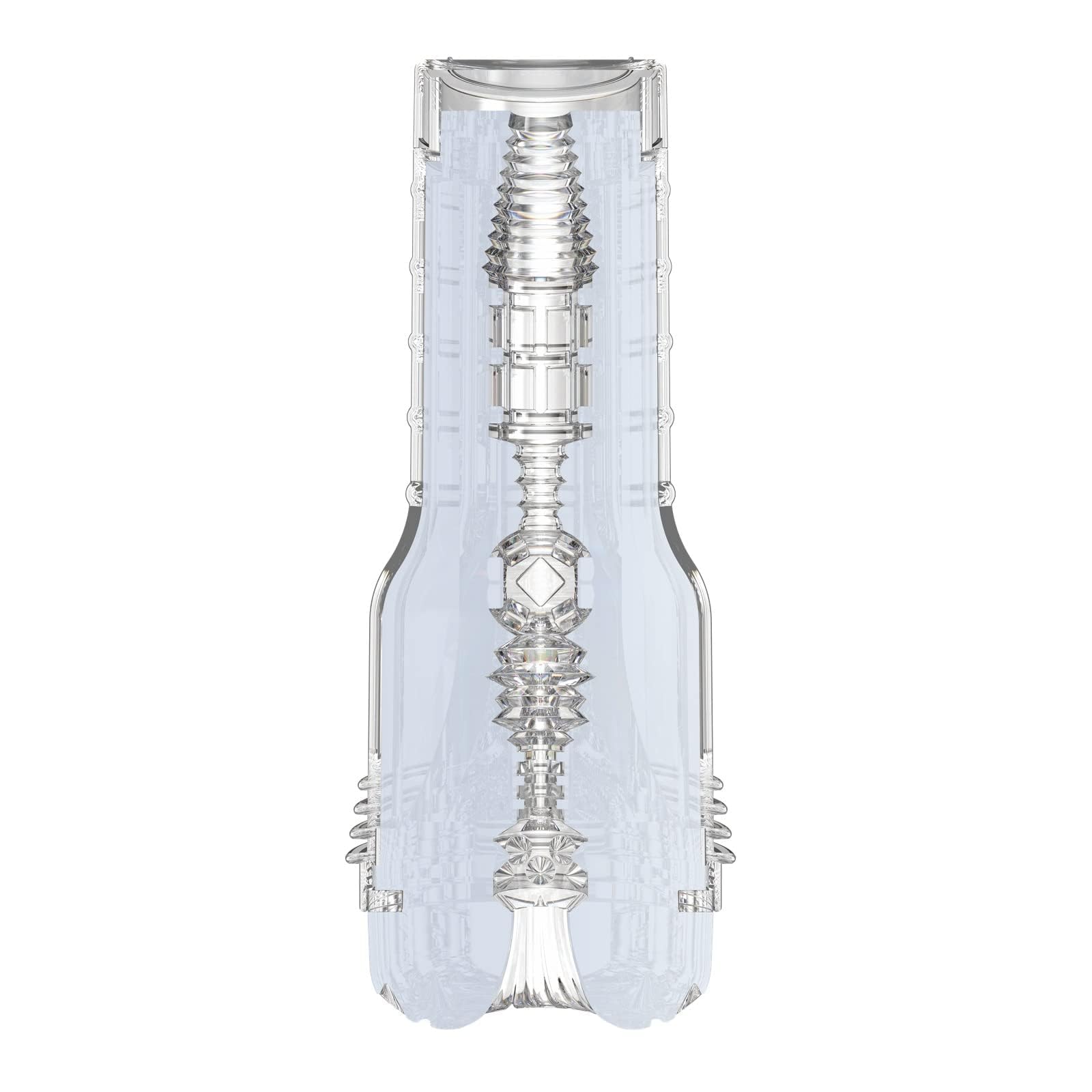 Fleshlight Go Torque Clear Male Masturbator - Discreet & Realistic Male Sex Toy for Solo Pleasure & Stress Relief