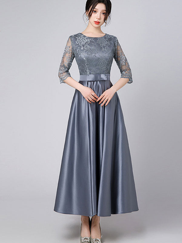 Elegant Lace A-Line Maxi Prom Dress for Women - Perfect for Homecoming, Formal Dances & Special Occasions