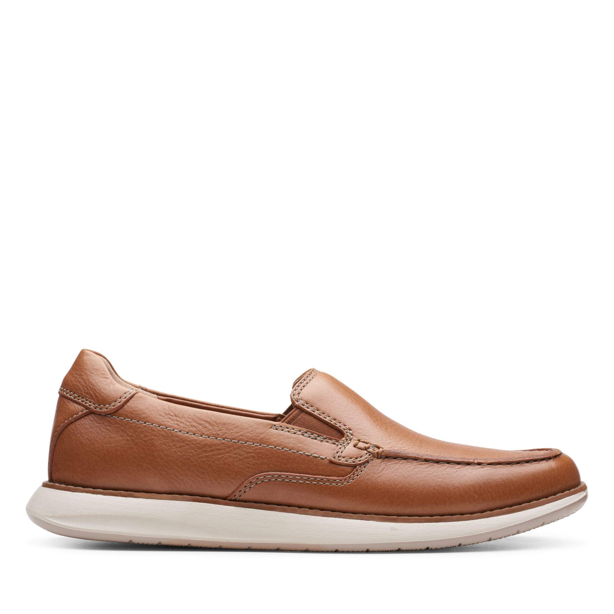 Clarks Men's Loafers - Comfortable Slip-On Dress Shoes for Business & Casual Wear | Premium Leather & Cushioned Footbed | Perfect for Office, Travel & Everyday Use