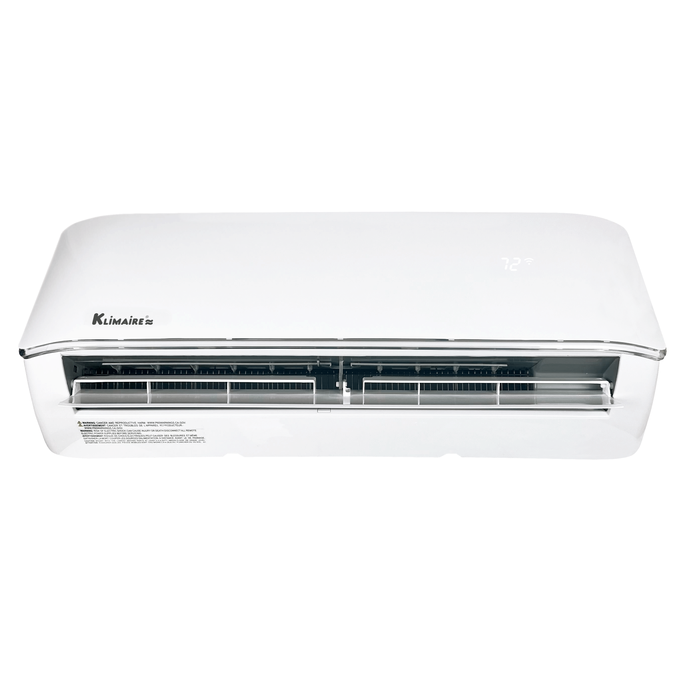 12,000 BTU Klimaire 21.4 SEER2 220V Wall-Mounted Ductless Mini Split Air Conditioner & Heat Pump with WiFi - Works with Alexa® | Perfect for Bedrooms, Living Rooms & Home Offices