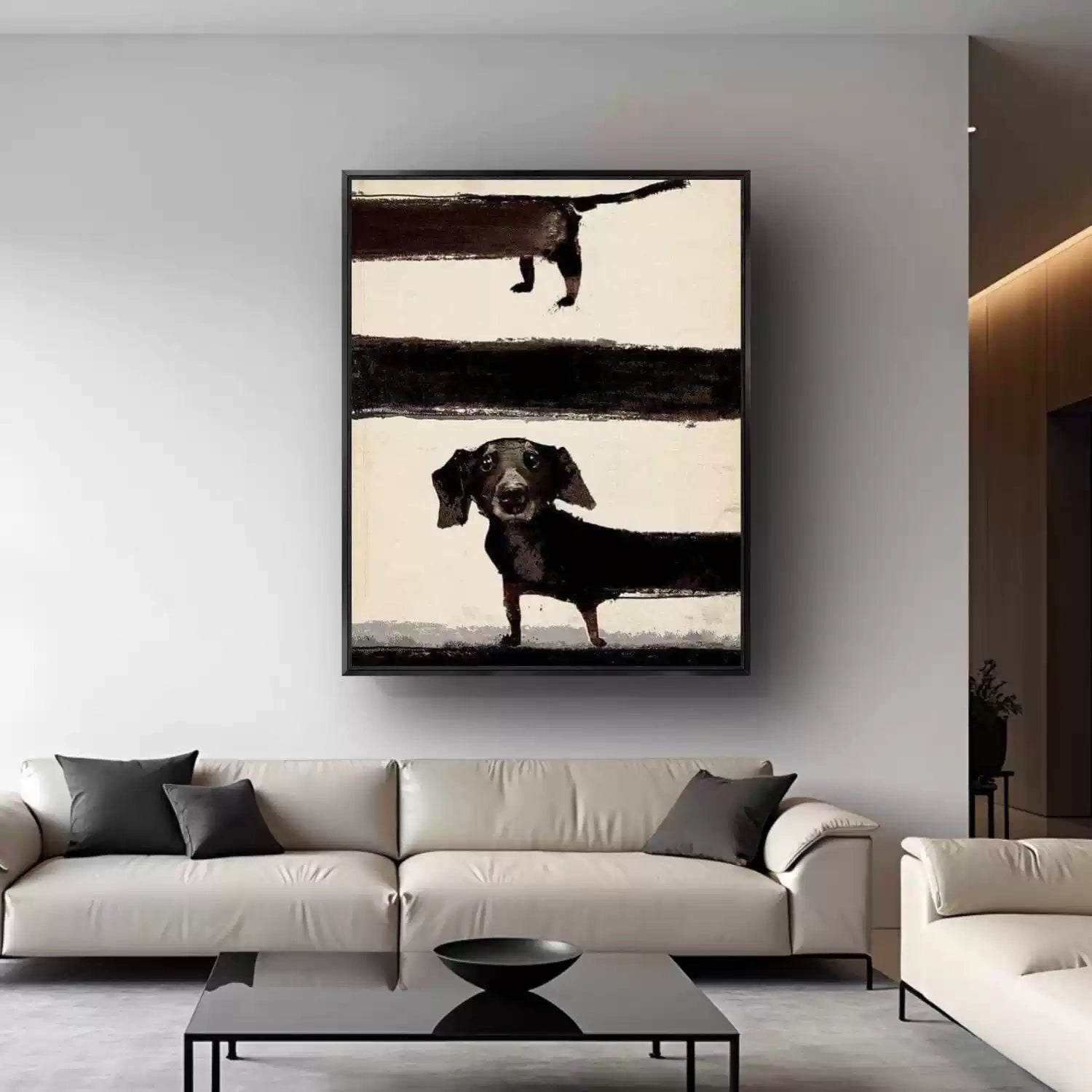 Animal Art Painting #AP143 - Handmade Canvas Wall Decor for Living Room, Bedroom & Office | Wildlife & Nature Inspired Artwork