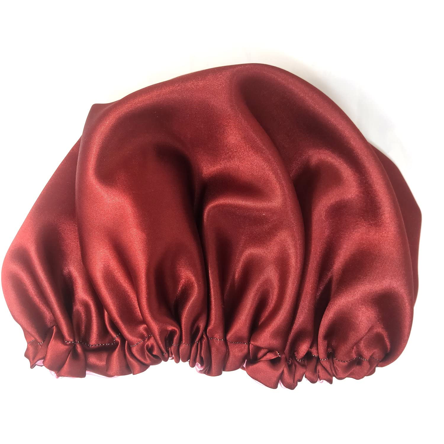 Anokhi Ada Dual Layer Satin Bonnet for Girls & Women - Silk-Like Hair Protection for Curly & Natural Hair - Nighttime & Travel Use (36-09)