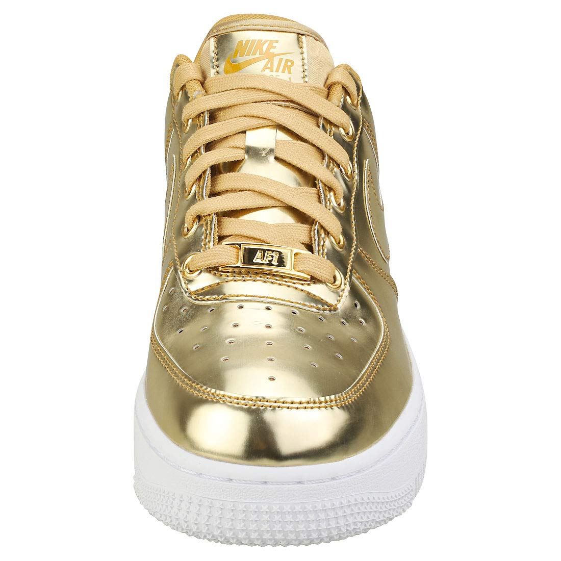 Nike Women's Air Force 1 SP Sneakers CQ6566-700 Metallic Gold - Comfortable Athletic Shoes for Running, Gym & Casual Wear