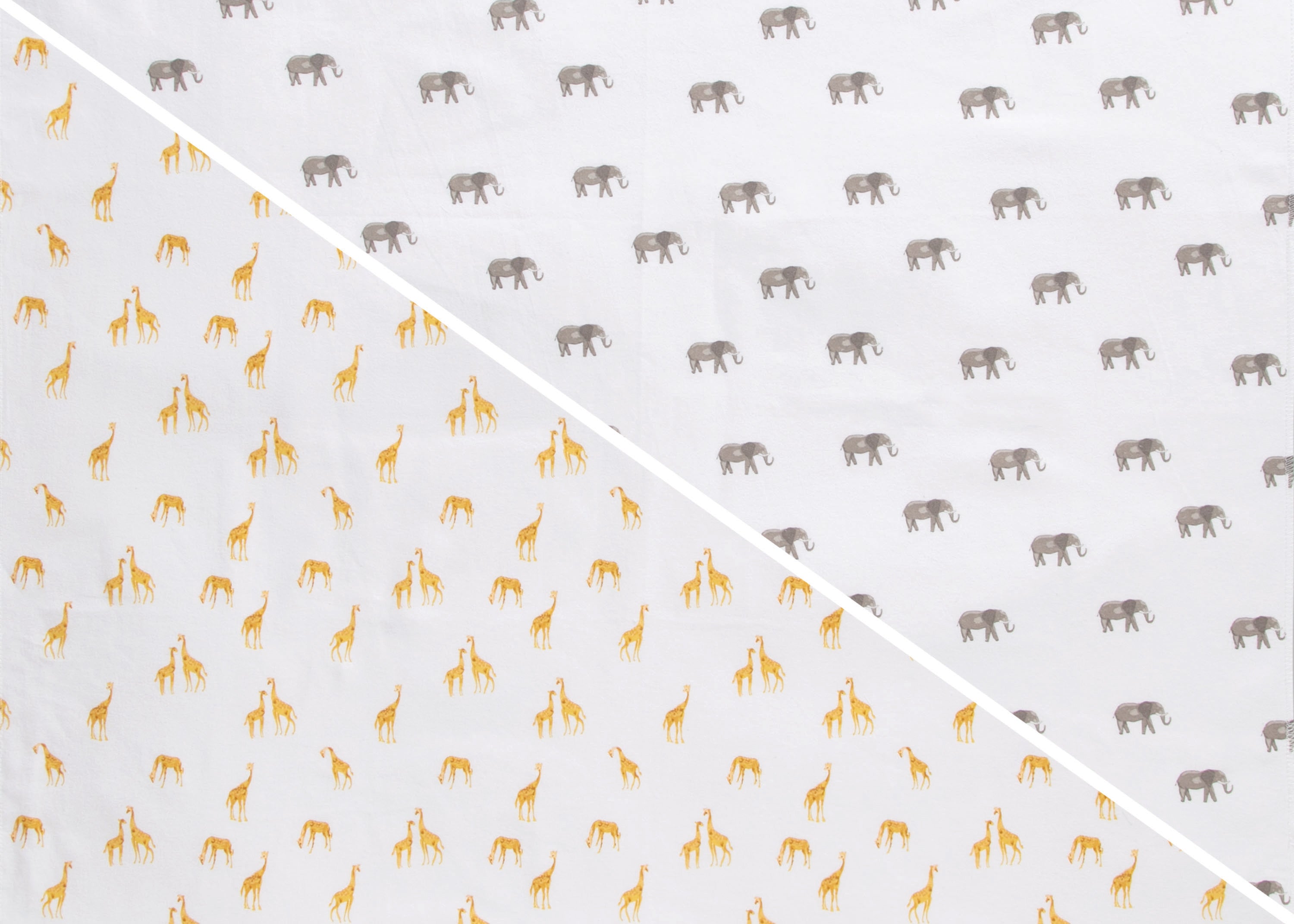 Soft 100% Cotton Flannel Baby Receiving Blankets - 2 Pack Set for Newborns | Perfect for Swaddling, Nursing & Cuddling