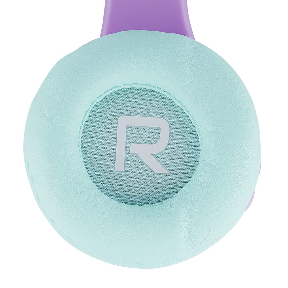 PowerLocus Kids Wireless Bluetooth Headphones with Microphone - Foldable Over-Ear Design, 85DB Volume Limit, SD Card & FM Radio - Compatible with Phones, Tablets, PC - Perfect for School, Travel & Home Learning