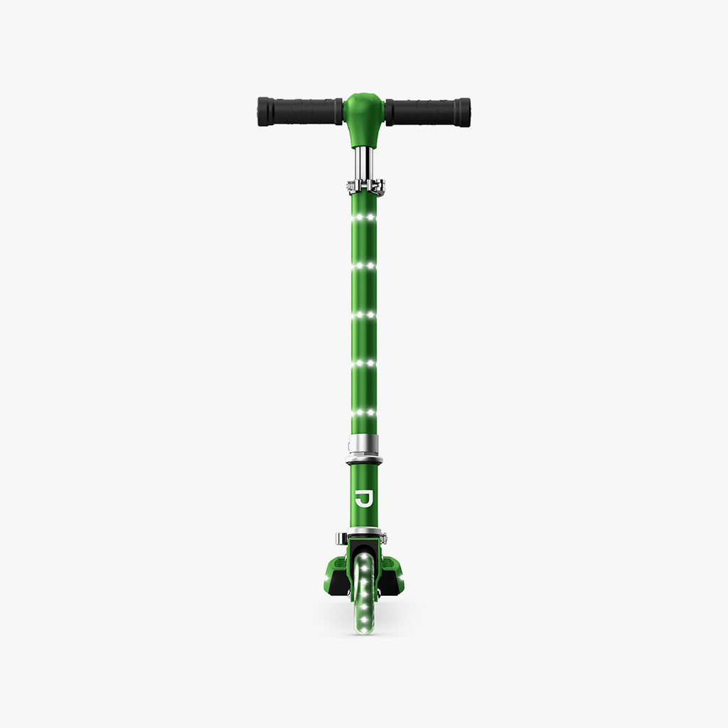 Orbit Light Up Folding Kick Scooter for Kids & Adults - LED Wheel Scooter with Adjustable Handlebar - Perfect for Commuting, Neighborhood Rides & Outdoor Fun