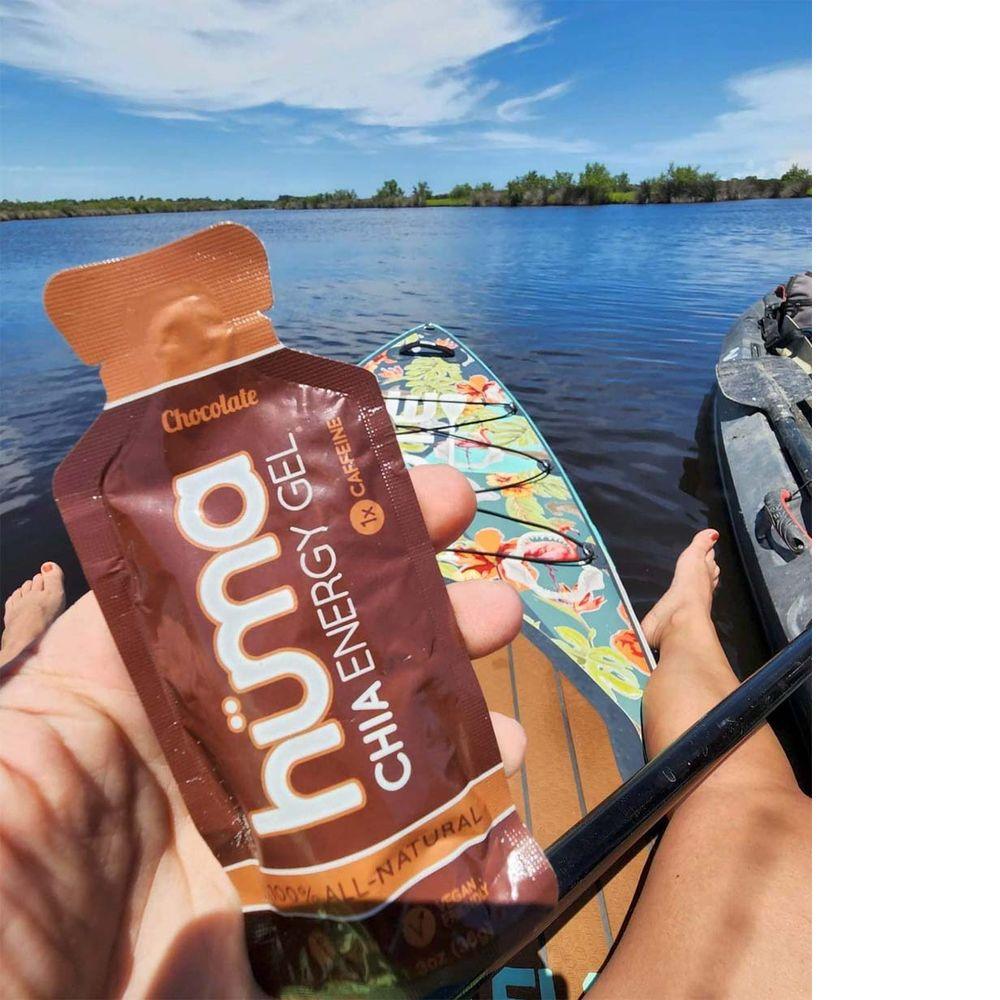 Huma Chia Energy Gel - 42g Pack of Natural Energy Boost for Runners, Cyclists & Athletes - Perfect for Endurance Sports & Workouts